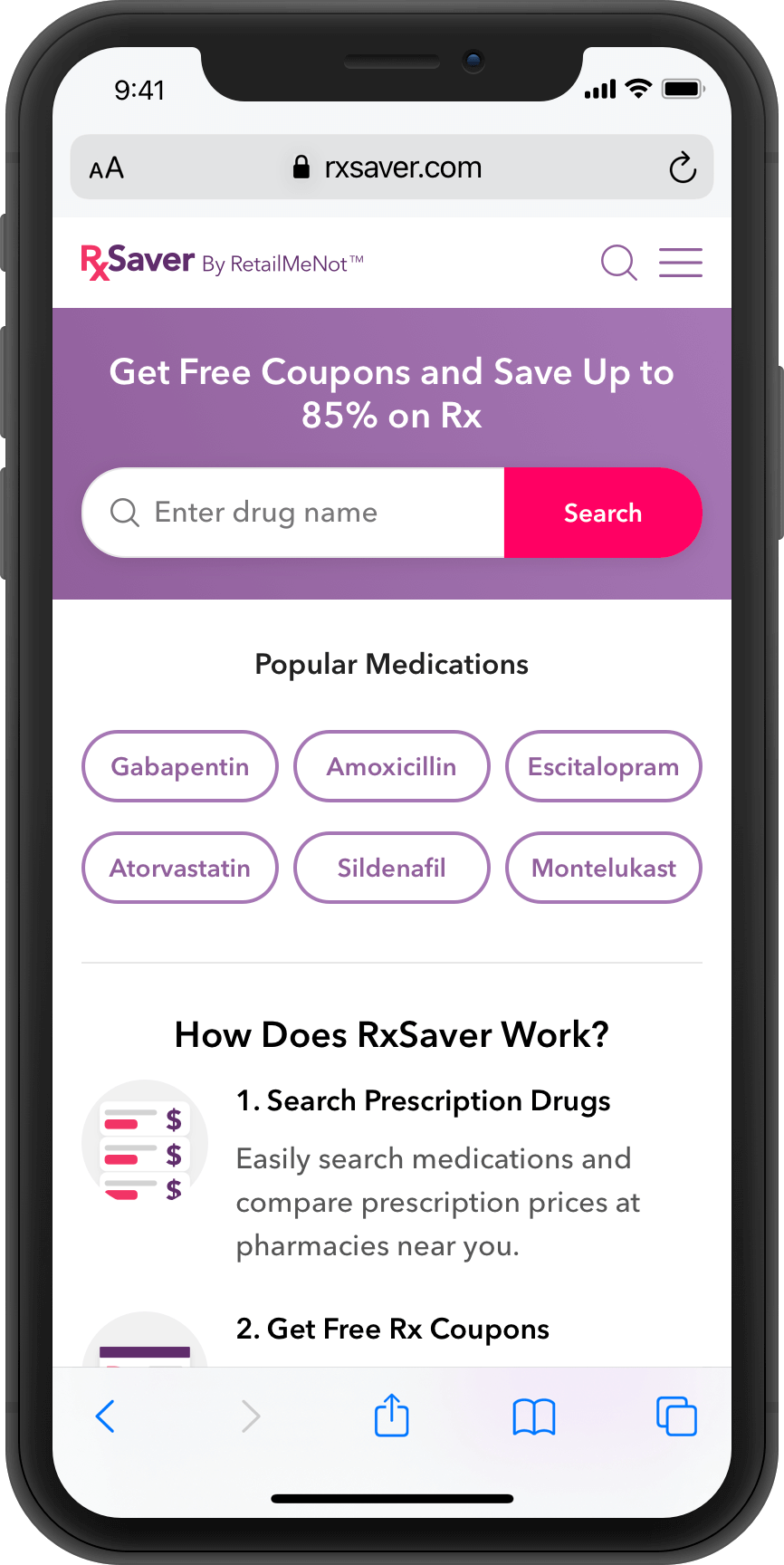 Home rxsaver