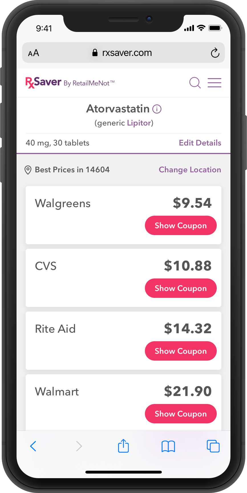 plv rxsaver